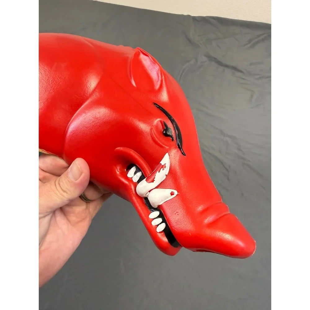 Arkansas Razorbacks Foam Hog Head Hat Pair Red NCAA College Football Fan Gear